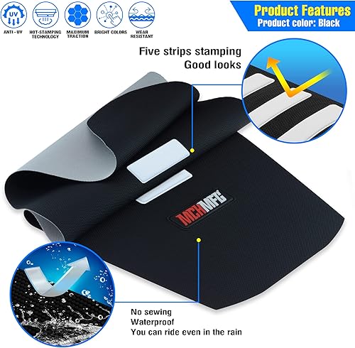 Miniatura 3 de Funda universal de asiento para motocicleta, agarre de goma antideslizante, sello suave para CRF WR WRF RMZ YZF SXF EXC EXC XC SX CR KLX Dirt Pit