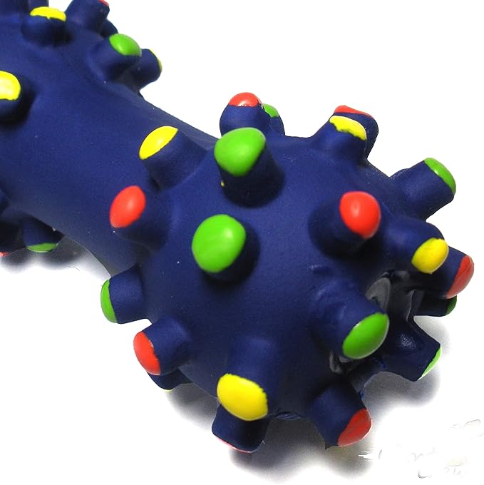 WantChew Mordedor de Látex Sonoro para Perros con Forma de Pesas miniatura 3