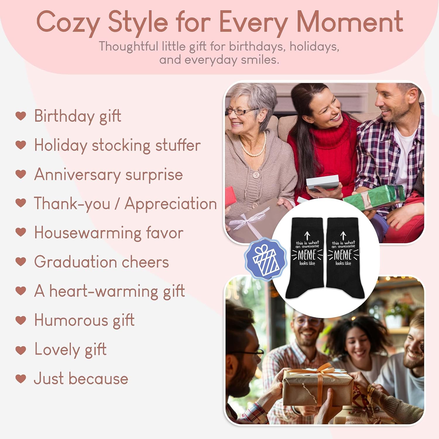 Funny Nonna Socks-This Is What An Awesome Nonna Looks Like-Unique Mother’s Day Gifts. - Image 5