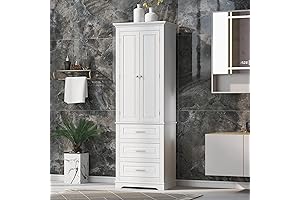 Hampton Bay Crestridge Tall Bathroom Storage Cabinet