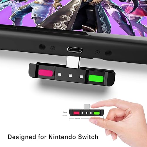 Miniatura 5 de HomeSpot Adaptador de audio Bluetooth con USB-C, micrófono integrado, para Nintendo Switch, PS4, PS5, PC, soporta micrófono de auriculares, aptX de