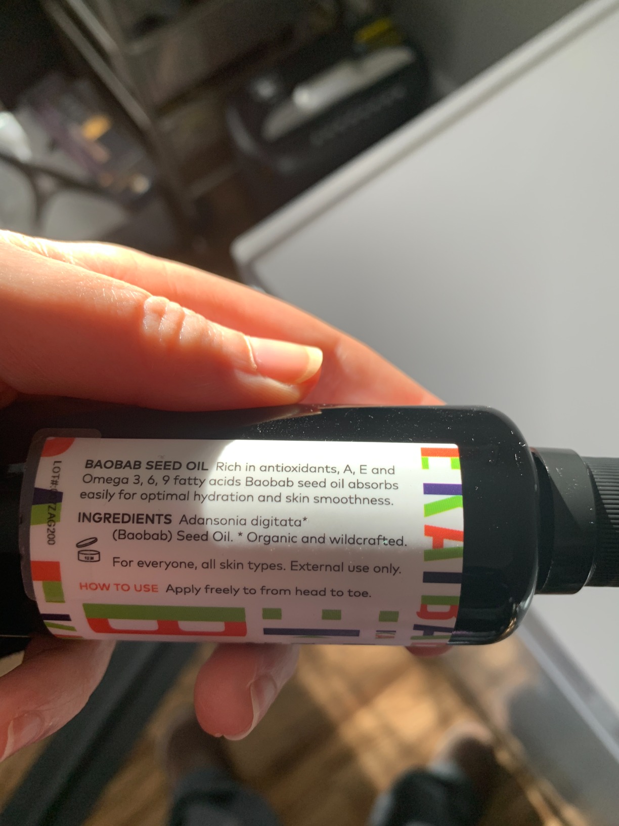 KAIBAE Organic Baobab Oil | Hair & Skin Moisturizer | Microbiome Friendly | Cold-Pressed & Wildcrafted | Vegan, Clean Label (50ml)