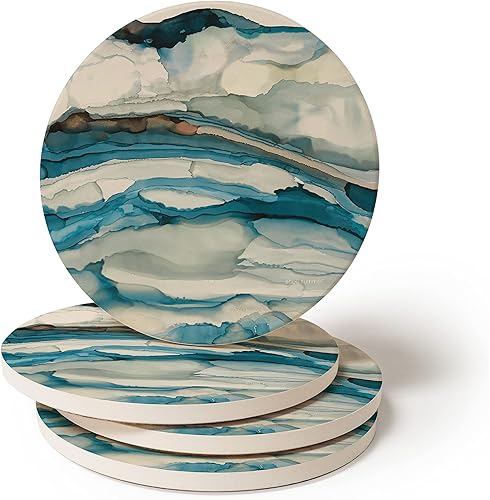 Posavasos para bebidas Shell Rummel CoasterStone Tides