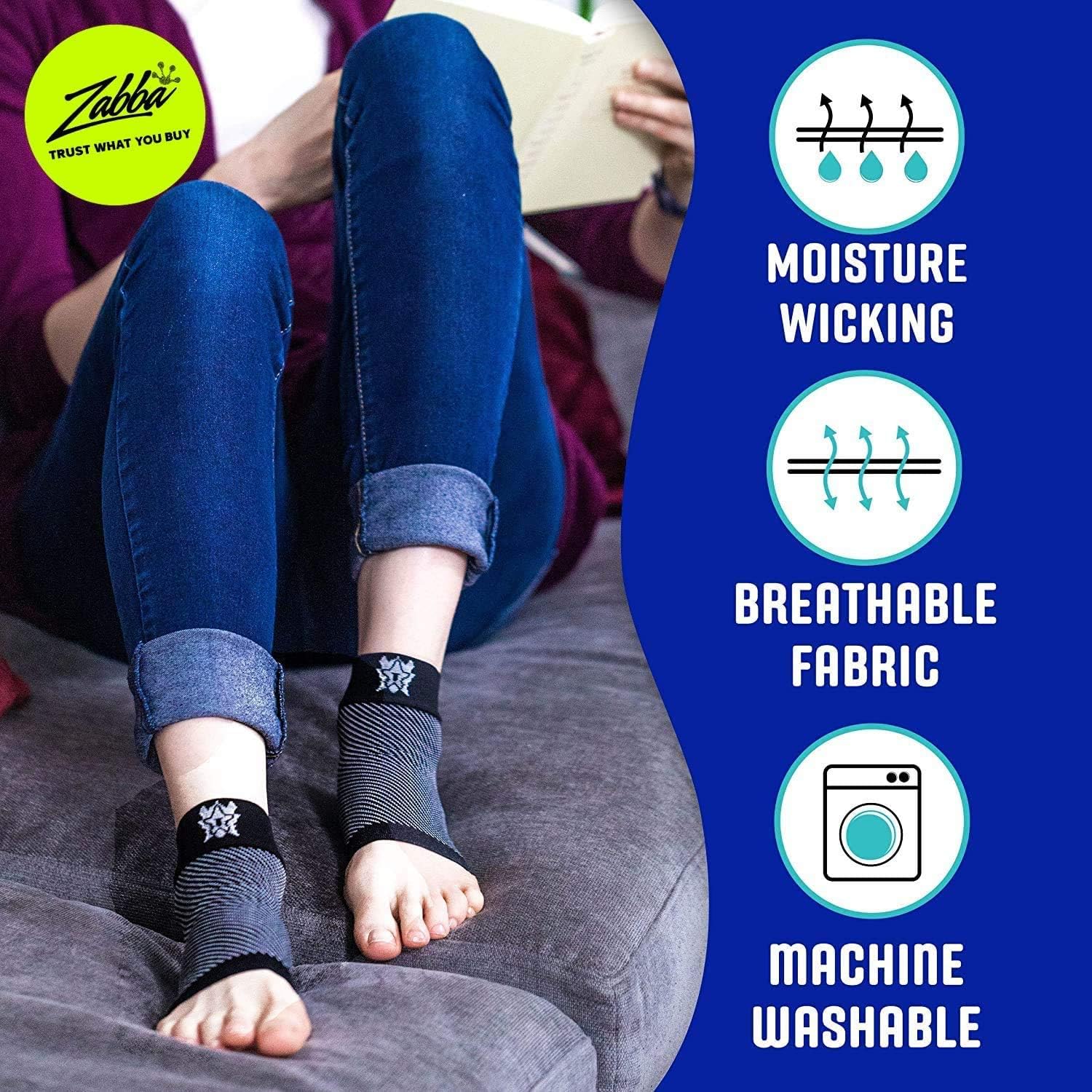 Bitly Plantar Fasciitis Compression Socks for Women & Men - Best Ankle Compression Sleeve, Nano Brace for Everyday Use - Provides Arch Support & Heel Pain Relief (Nude, Medium): Industrial & Scientific