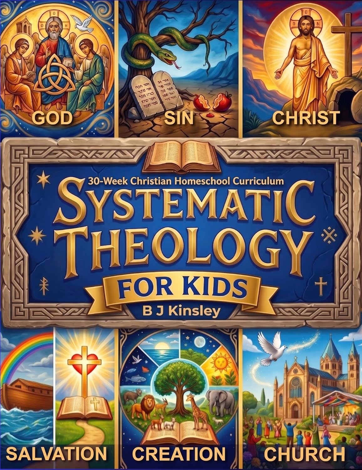 Systematic Theology for Kids Ages 8–12: A 30-Week Christian Homeschool Curriculum to Understand God, the Bible, Jesus, and Salvation While Growing a Strong and Personal Faith. FULLCOLOR VERSION      Kindle Edition