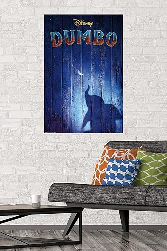 Miniatura 2 de Trends International Disney Dumbo - Póster de pared Teaser, 22.375 x 34 pulgadas, versión sin marco