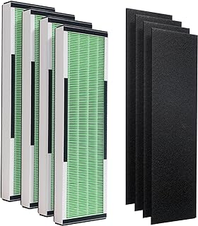 4 Pack FLT4825 True HEPA Filter B Replacement Compatible for G-guardian Models AC4825 AC4850PT AC4900CA AC4820 PureGuardian AP2200CA Plus 4 Carcon Filter