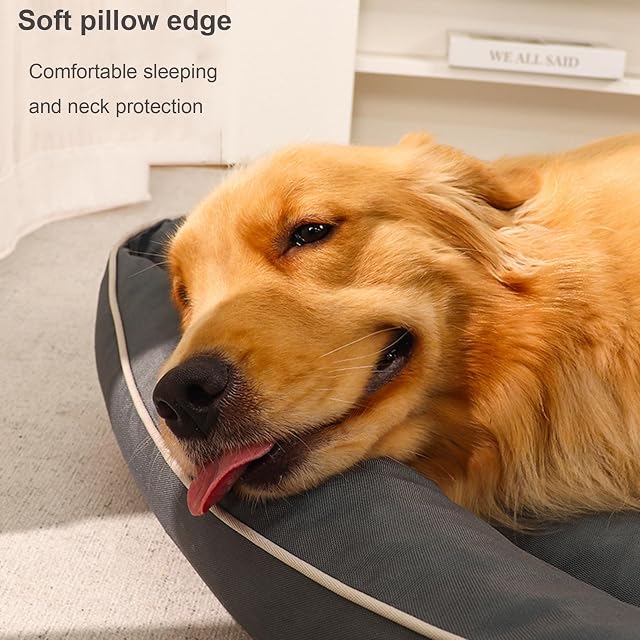 Foto 4 de 7 de XXIUDEE Cama ortopédica grande impermeable para perro, cama para mascotas, sofá y colchón para jaula de perro