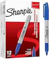 Sharpie Pennarelli Indelebili Punta Fine - Scatola Da 12 Colori Nero - Foto 3