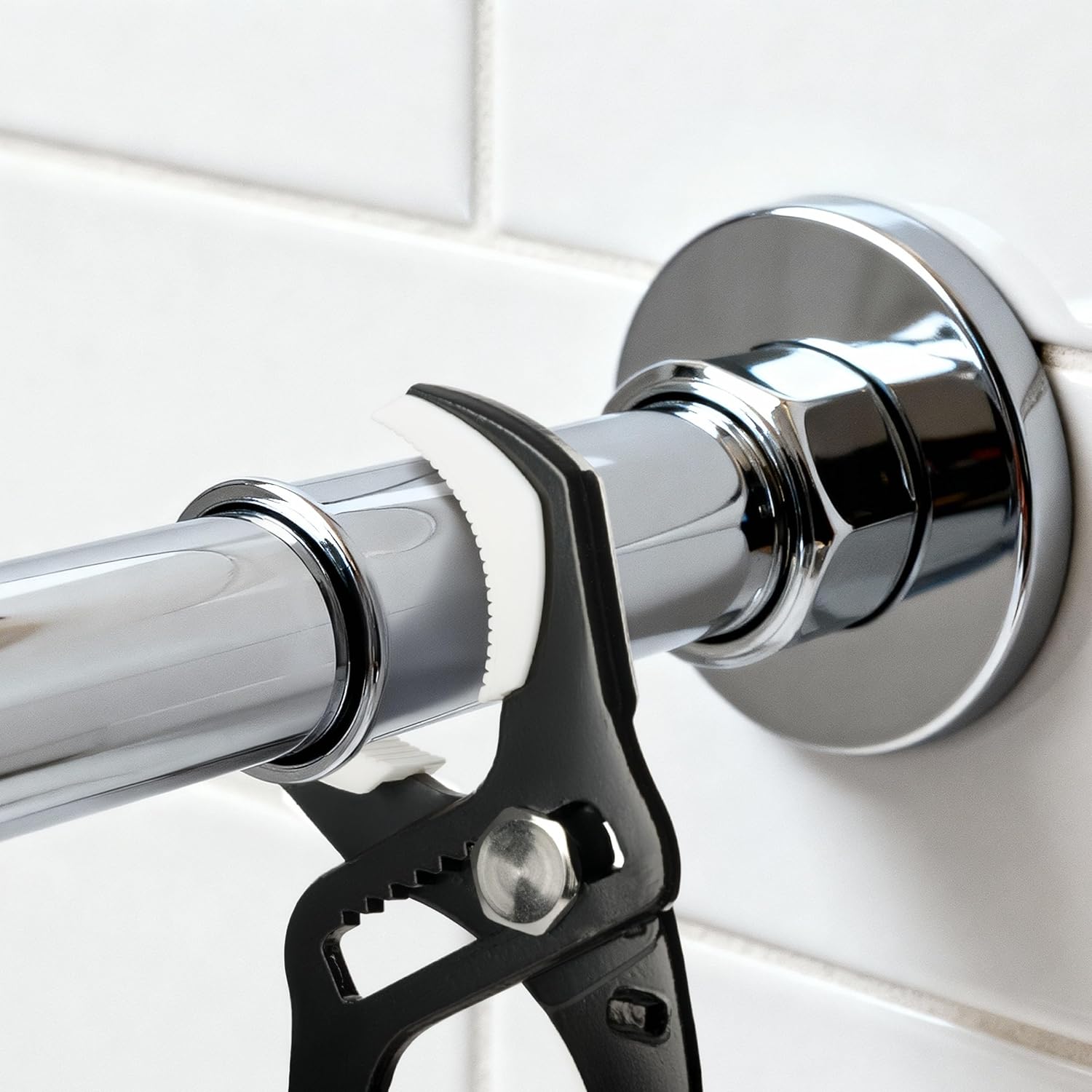 Kings County Tools Non-Marring Soft Jaw Pipe Pliers | Won't Scratch Your Hardware | Spring Loaded with 2-3/4" Capacity | Made in Japan