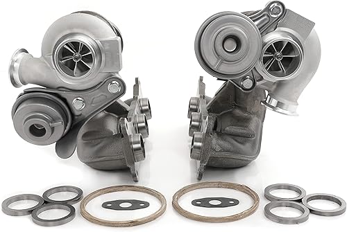 FAPO MOTO 700HP Twin Turbos TD04 17T compatible con BMW N54 335xi 335i 335is E90 E92 E93 2007-2010 3.0L Upgrade Billet FAPO MOTO 700HP Twin Turbos TD04 17T compatible con BMW N54 335xi 335i 335is E90 E92 E93 2007-2010 3.0L Upgrade Billet