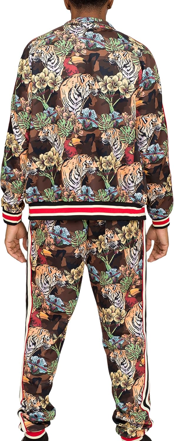 G-Style USA Men's Jungle Tiger G Stripe Track Suit Set ST808 - Camo - Large - Image 4