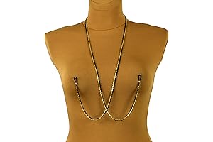 Sexy Nipple Chain Necklace for Women: Non-Piercing Fake Jewelry