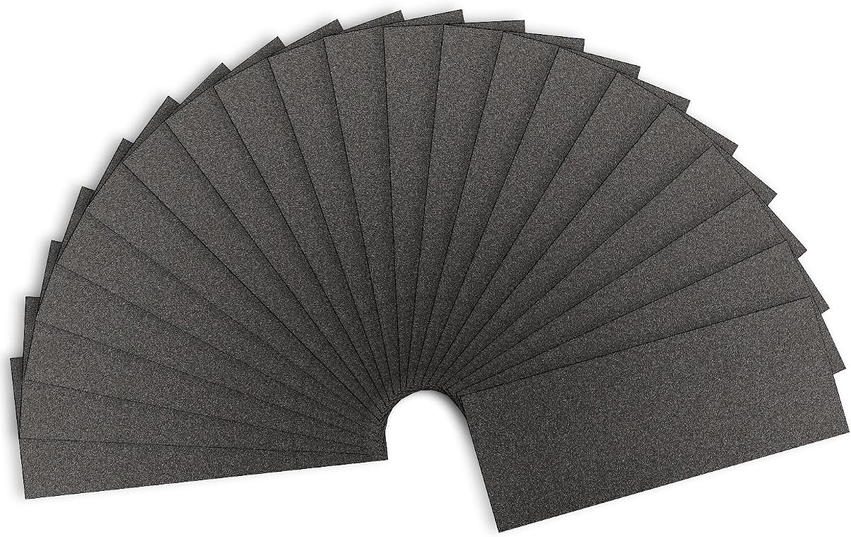 Sandpaper 120 Grit, Wet Dry Sand Paper 9 x 3.6 Inch | 21 Sheets, for Wood Metal Automotive Sanding and Smoothing, Very Coarse