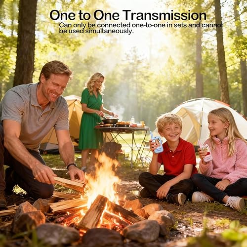 Miniatura 8 de Walkie Talkie de video juguetes para niños, paquete de 2 radios bidireccionales recargables de largo alcance con pantalla, juguetes para juegos