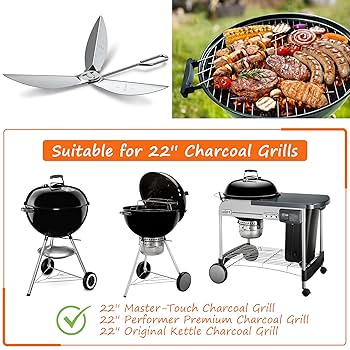 ☆【未使用】Weber ONE-TOUCH 57cm 炭火グリル ウェーバー ワンタッチシルバーケトル 22.5インチ（57cm）対応