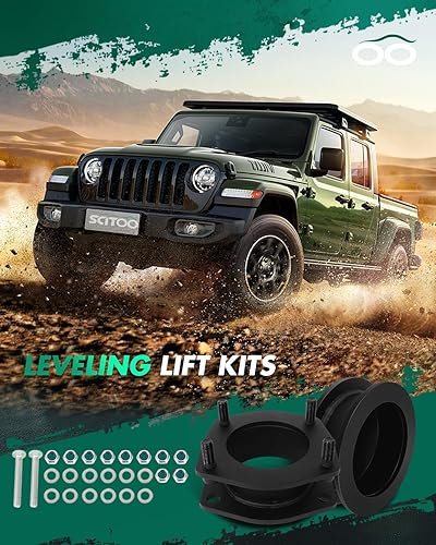 Miniatura 7 de SCITOO Kits de elevación de nivelación delantera y trasera de 2 pulgadas para Jeep Grand para Cherokee 2005-2010, 4 kits de nivelación