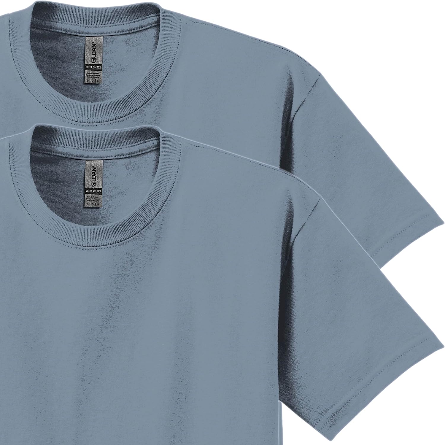 Gildan Ultra Cotton Tshirt, Style G2000 2-Pack, Medium, Stone Blue (2-pack) - Image 5