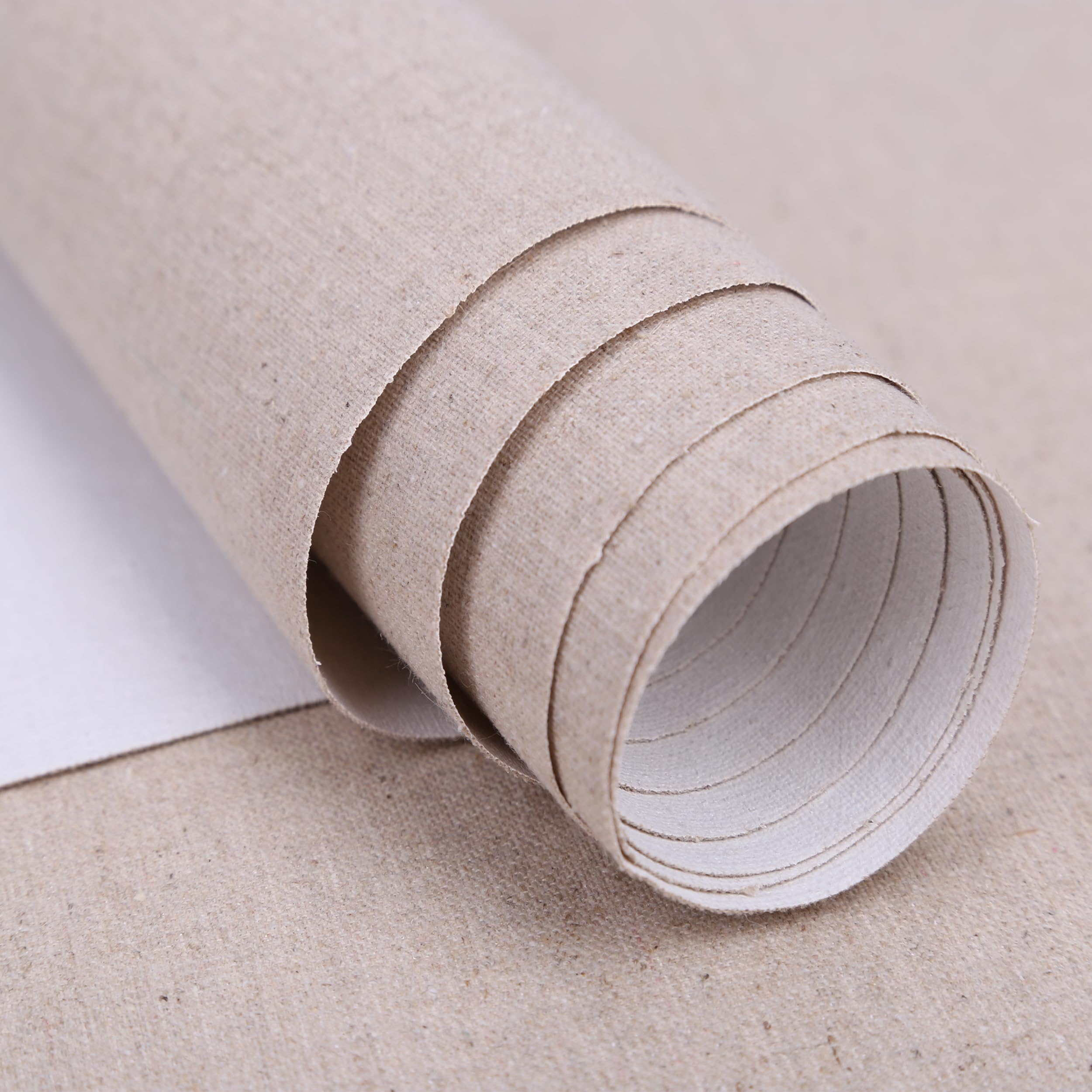 Canvas on Roll Primed 3M Linen -400 g/m² Linen Painting Cloth Width 108 cm Length