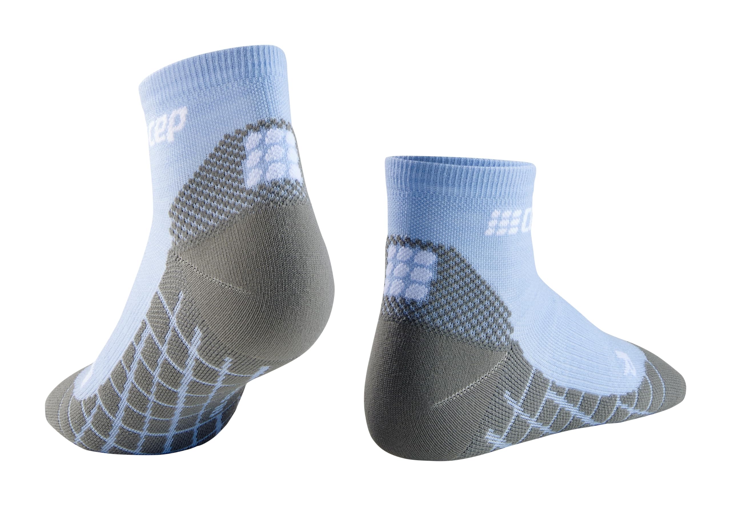 CEP Hiking Light Merino Low Cut Socks für Damen – Merino-Wandersocken mit Kompression – Atmungsaktive Trekkingsocken & Wandersocken Damen mit rutschfestem Sitz für Outdoor