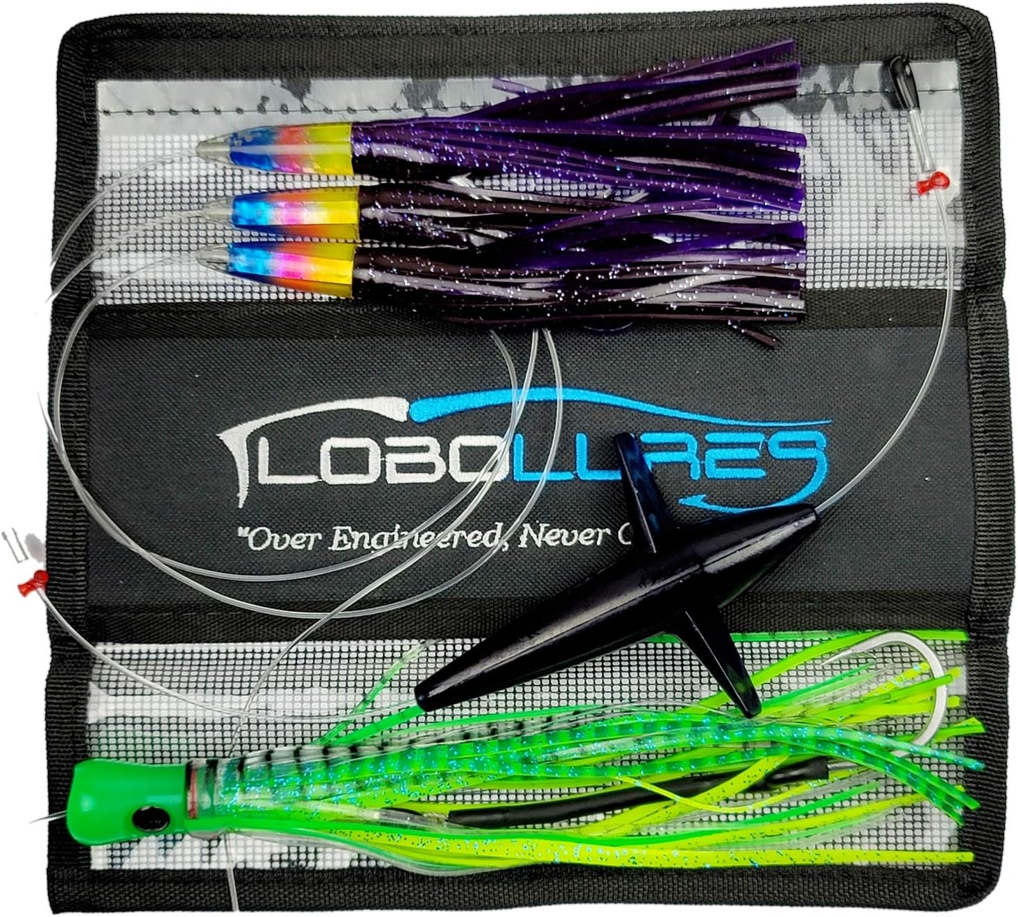 Lobo Lures #206 Carolina Skipjack Hybrid UV Big Game Fishing Daisy Chain