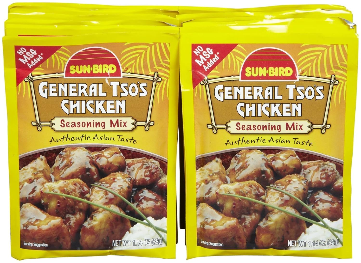 Sun Bird General Tso's Chicken Seasoning Mix, 1.14 oz, 12ct