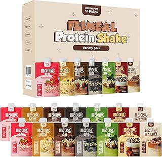 Variety Pack Protein Shake, 20g+ Protein, Low Sugar, Keto-Friendly Meal Replacement Shake, With Crunchy Protein Balls (14 Servings, Variety)