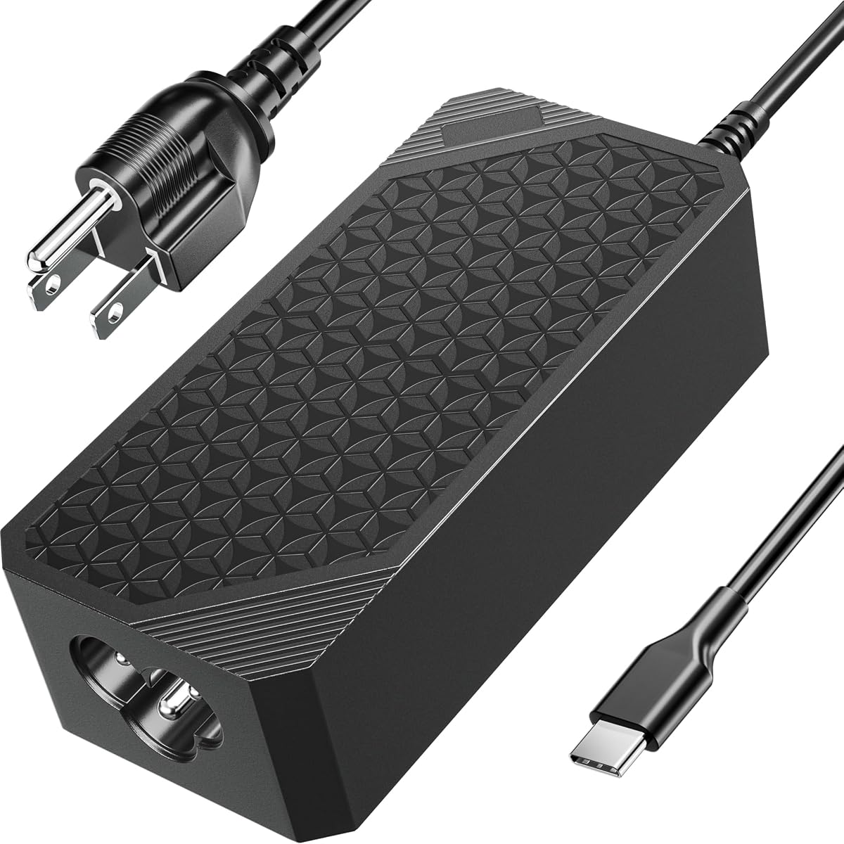 Universal 65W USB C Laptop Charger Compatible with HP Chromebook, Lenovo | for Dell, Acer，Asus, Samsung, Google and More Chromebook Type C Power AC Adapter (Black)