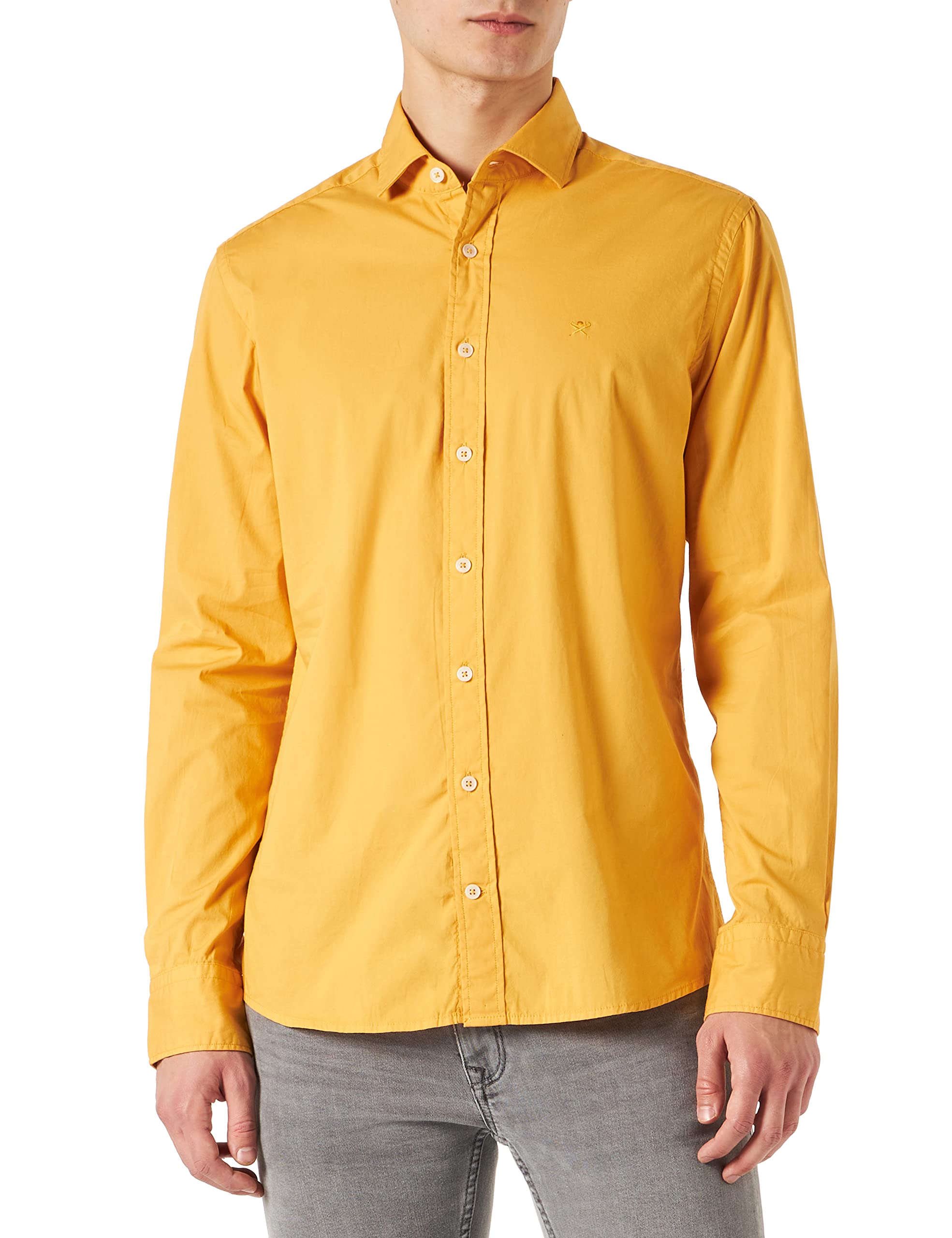 Hackett LondonMen's Gment Dyed Strch Pop Shirt
