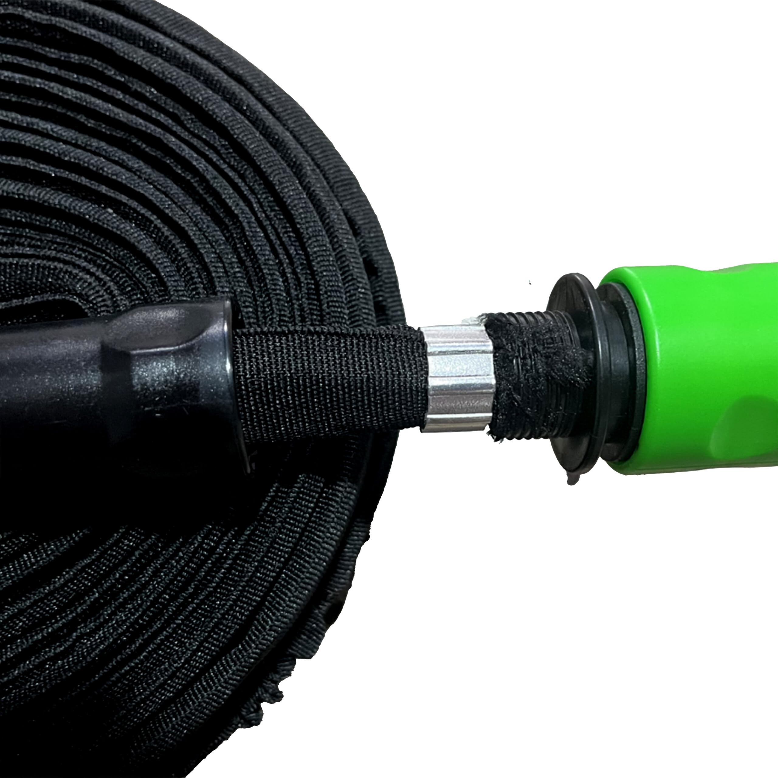 Relaxdays Manguera porosa de Goteo para riego de huertos y setos, 50 m, Negra