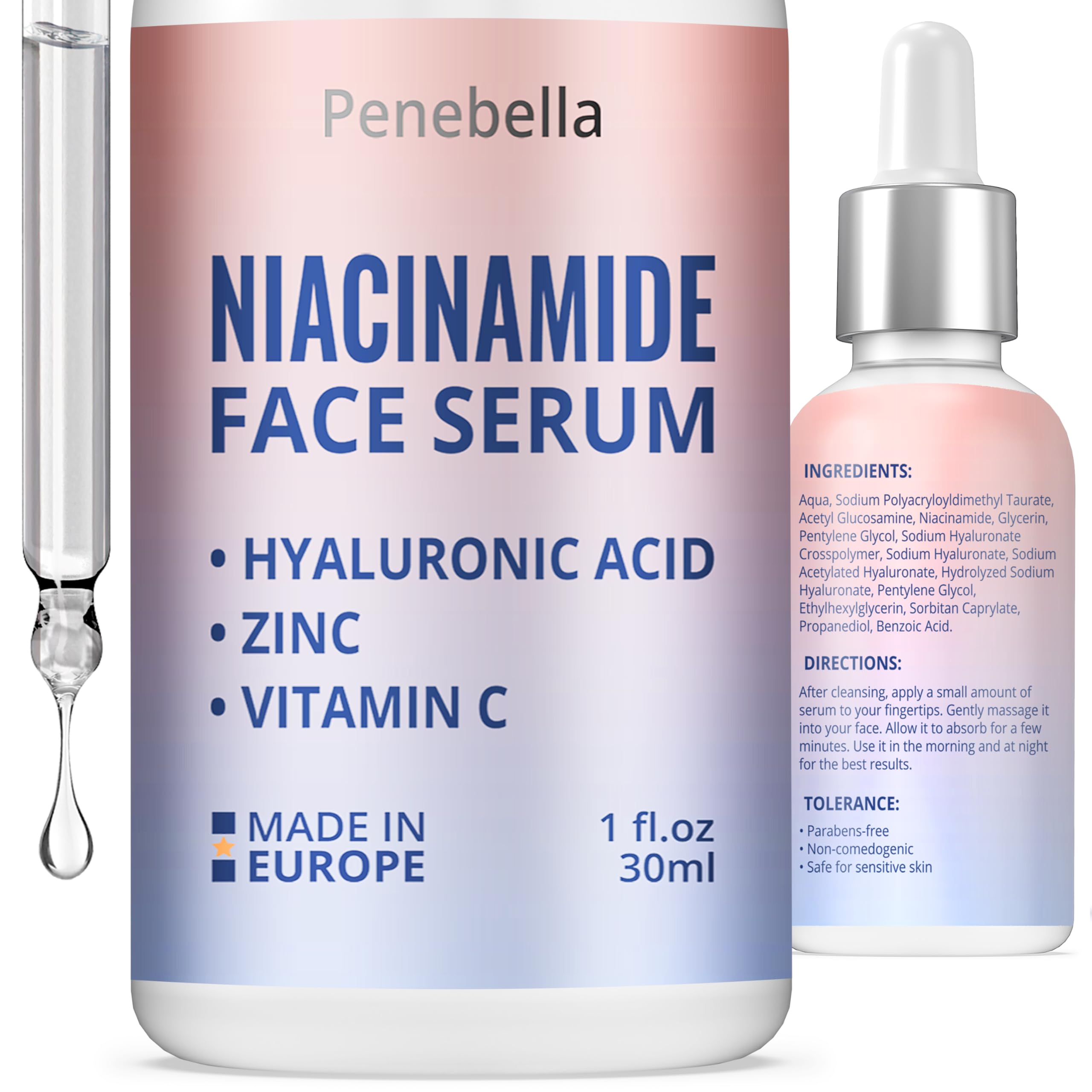 Amazon.com: Niacinamide 10% Face Serum with 4D Hyaluronic Acid