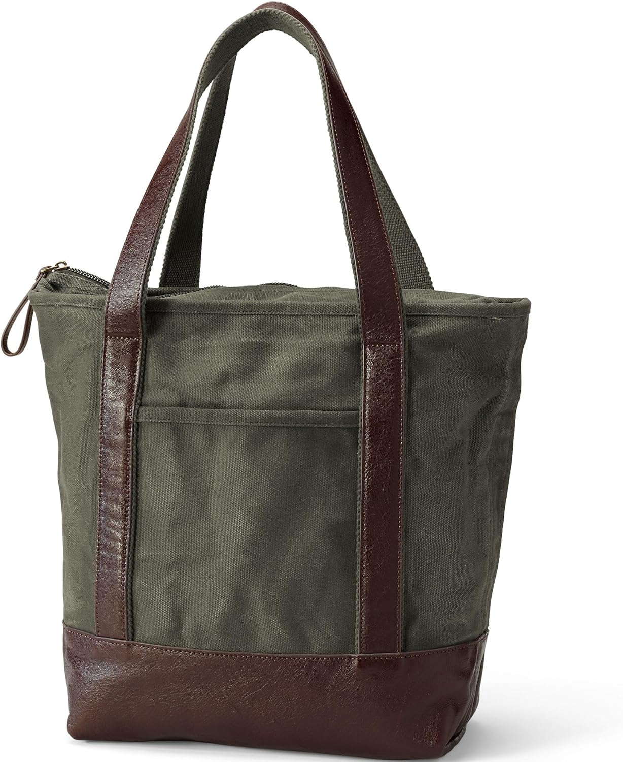 Lands' End Large Waxed Canvas Tote Bag