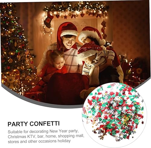 Miniatura 2 de CHILDWEET Confeti de Navidad The Flash Gifts Mesa de Acción de Gracias Dispersión Fiesta Liefern Weihnachts Pailletten Dekor Holiday Table Scatter