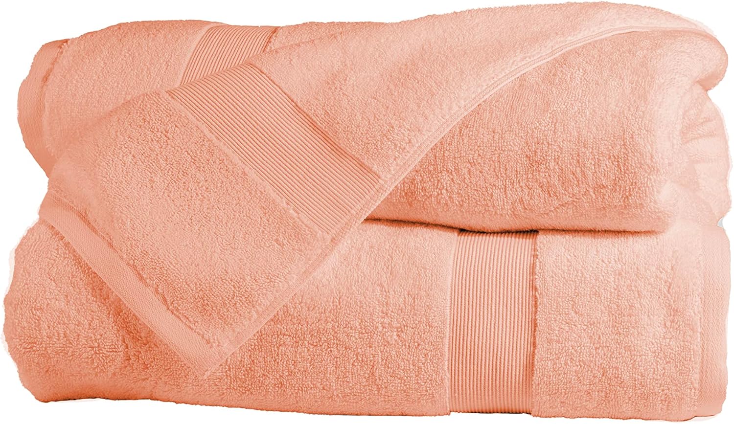 and Shea 2Piece Luxury Bath Sheets, 100 Turkish Cotton Loops, 35 x 70