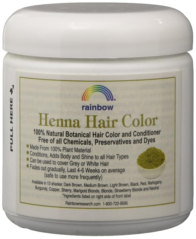 Rainbow Henna Tinte para Cabello Marrón Oscuro Persa 4 oz miniatura 2