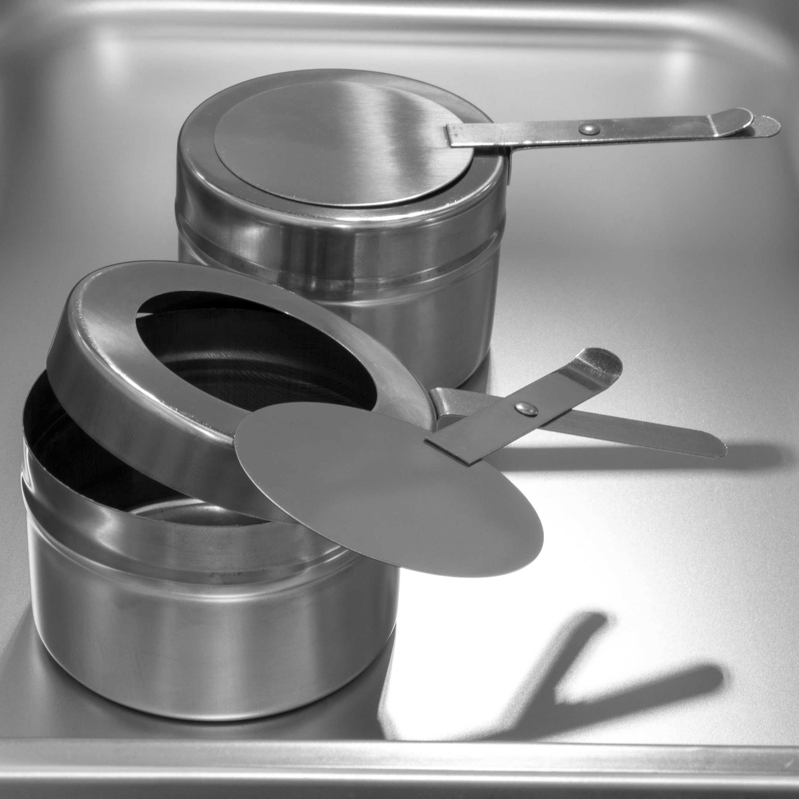 Chafing Dish Speisenwärmer Warmhaltebehälter Edelstahl 2er GN-Behälter Profi Set