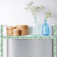 Vista 6 de Eucalyptus Die-Cut Border Trim Bulletin Board Classroom Bulletin Wall Decor Greenery Trim Border Tropical Leaves Greenery Wall Decoration Green