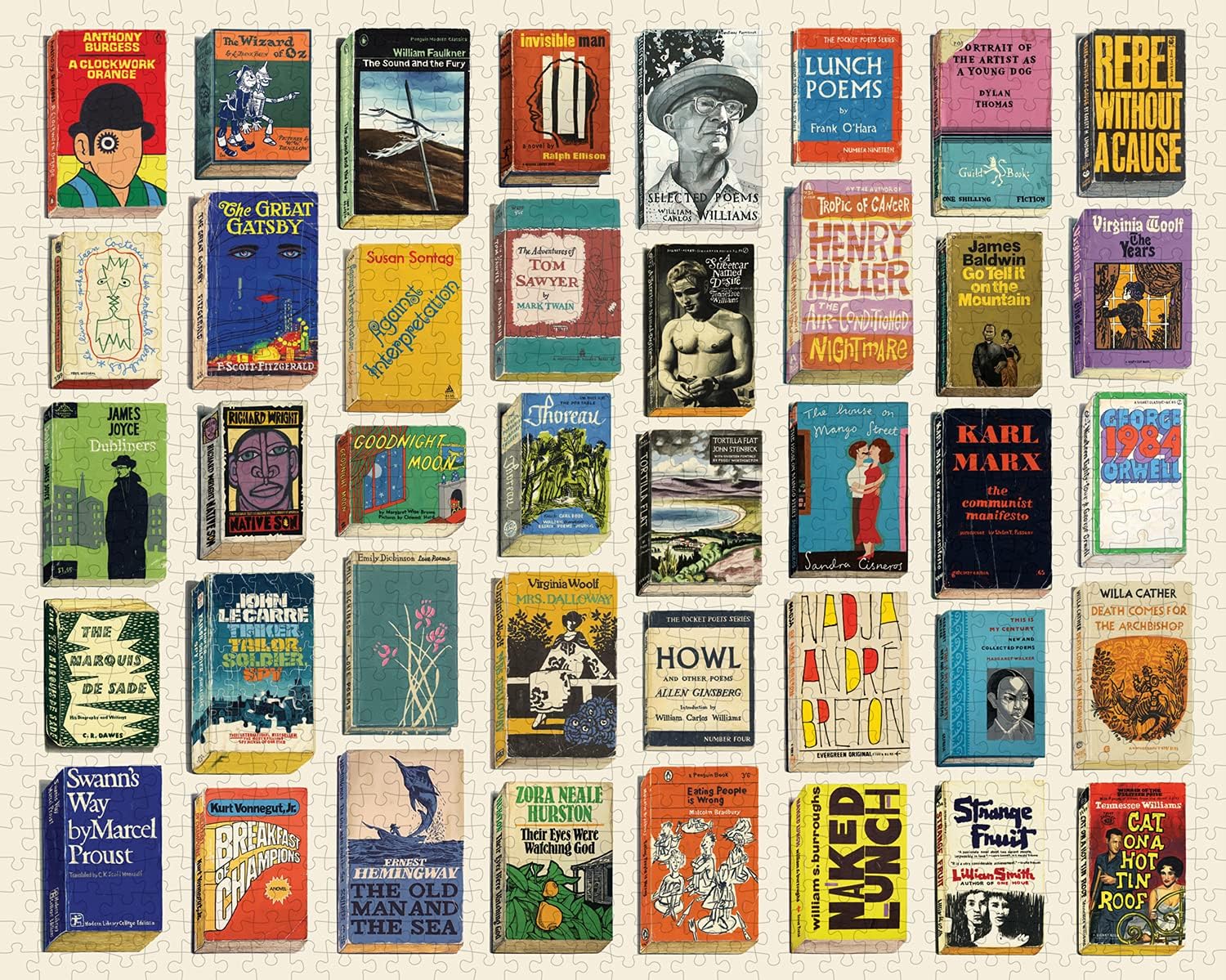 Classic Paperbacks 1,000 Piece Jigsaw Puzzle image 2
