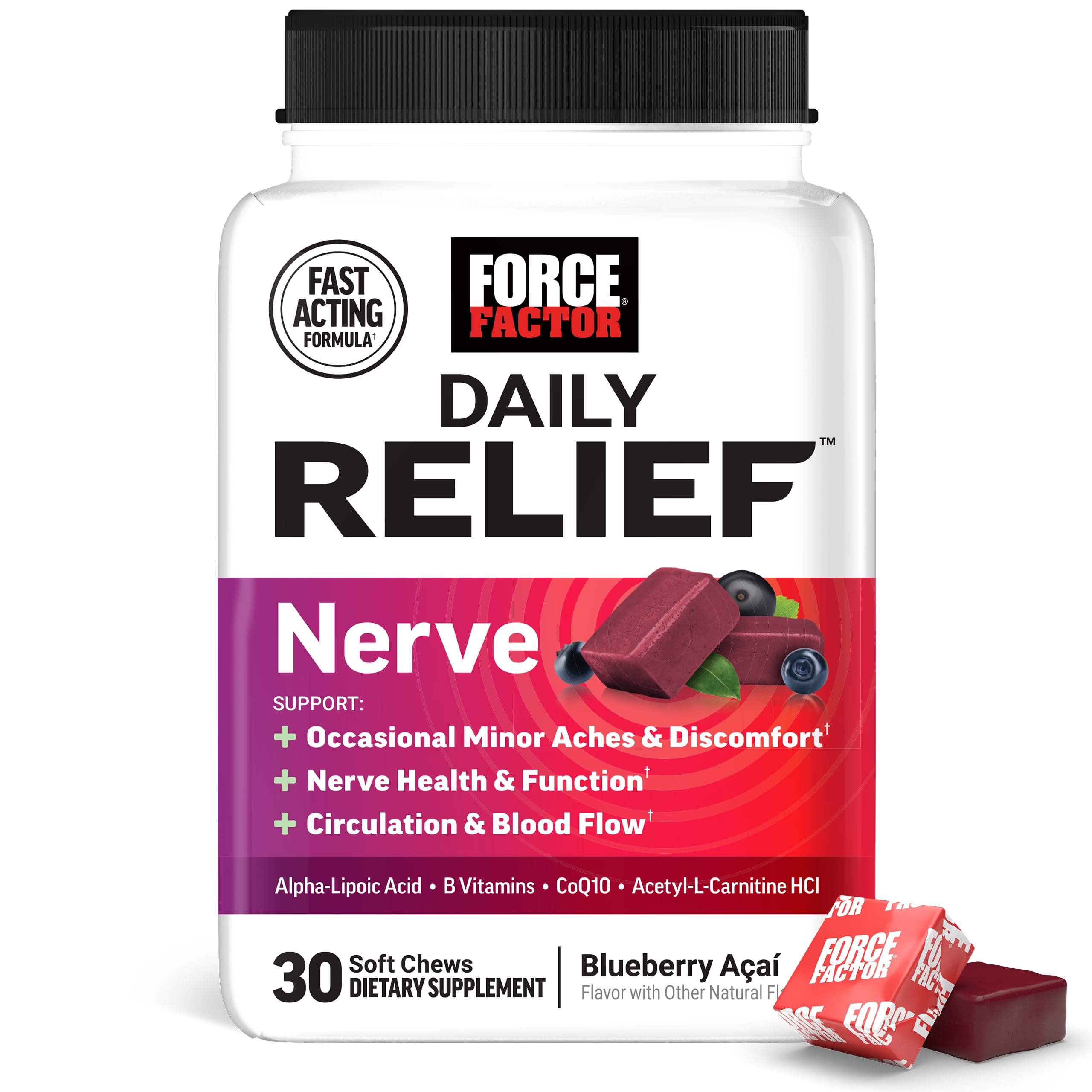coq10 + alpha lipoic acid + acetyl l-carnitine hcl Amazon.com: Force Factor Daily Relief Nerve Supplement with Alpha Lipoic  Acid, B Vitamins, CoQ10 & Acetyl-L-Carnitine HCl for Nerve Discomfort in  Hands, Feet, Toes & Fingers, Blueberry Acai, 30 Soft Chews :