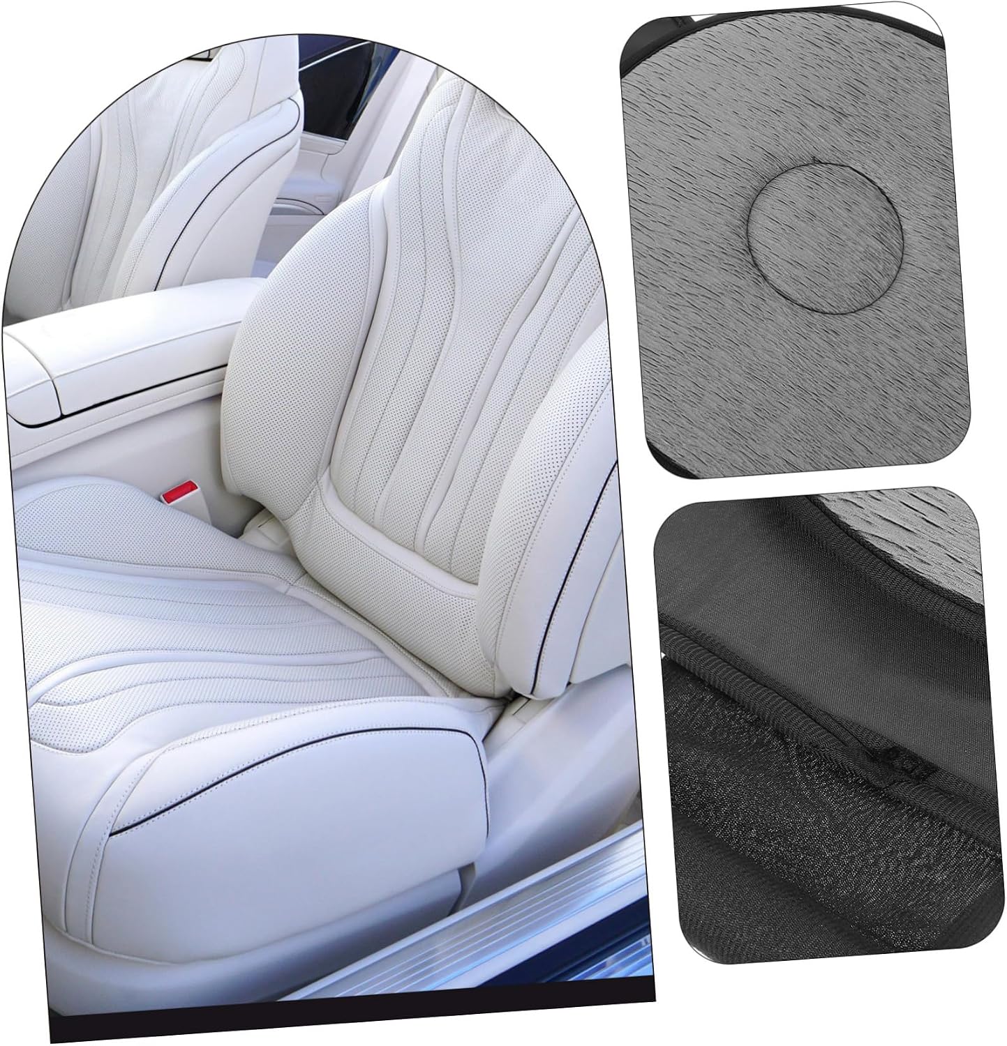 Rotating Car Seat Cushion Soft Swivel Seat Mat for Elderly Lightweight and Portable Design for Easy Transfers Vehicles Offices and Homes