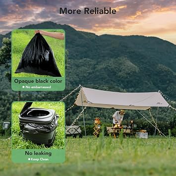 Portable Toilet & Waste Bags