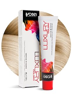Professional Luxury Color Permanent Hair Dye Cream Hair Color with Micropigmentation & Keratin Long Lasting Darkest Black Blue Shade for Women Full Coverage 10 Platinum
