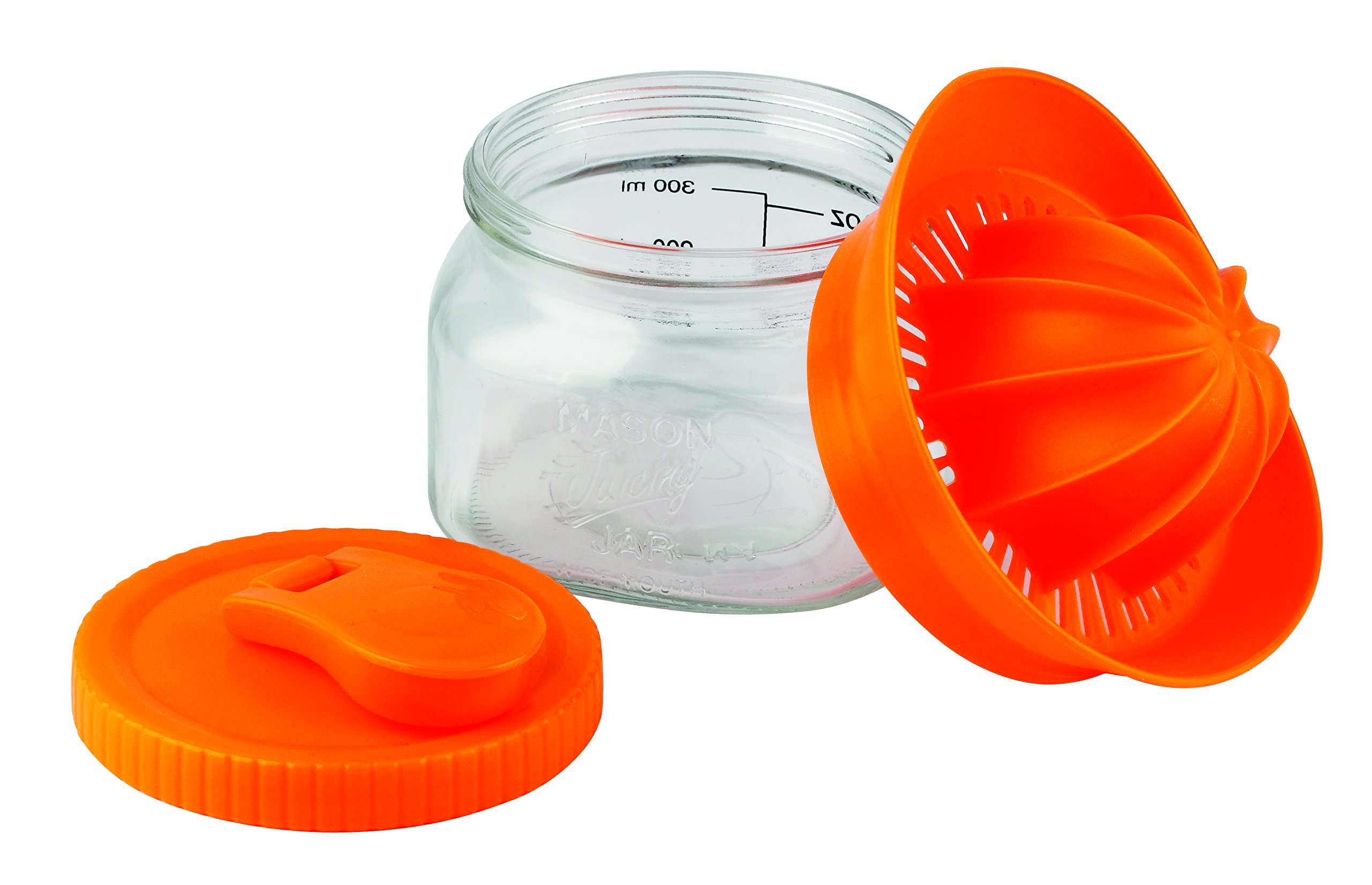 Mason UTS-3-GI-0215 UTU3GI0029 Juicer 10 oz, Glass, Orange/Clear