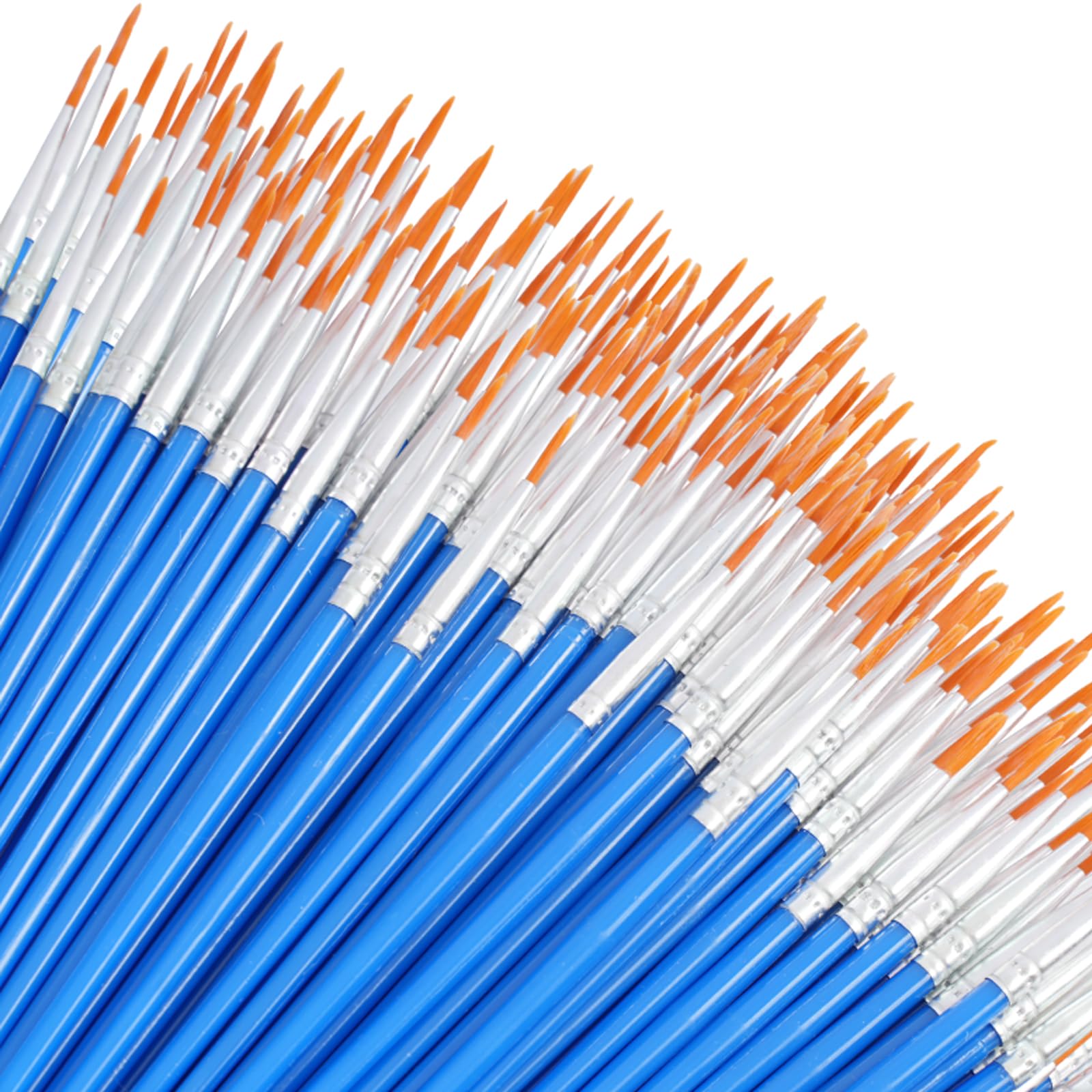 120PCS Small Round Paint Brushes for Craft, Fine Tip Round Brush Bulk