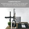 HumanCentric VESA Mount Adapter Compatible with MSI Optix MAG341CQ, AG32C, AG32CQ, G24C, G27C, G27C2 Monitors, Does Not Fit MAG24C, For 75x755 and 100x100mm Patterns