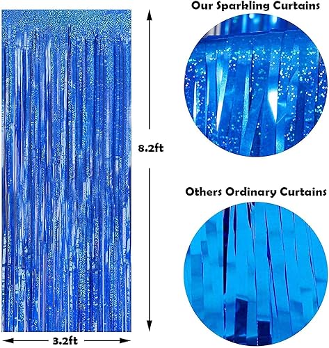 Miniatura 5 de Decoraciones de graduación, azul marino, plateado, negro, 2025, azul marino, negro, decoraciones de fiesta de graduación 2025, clase de 2025,