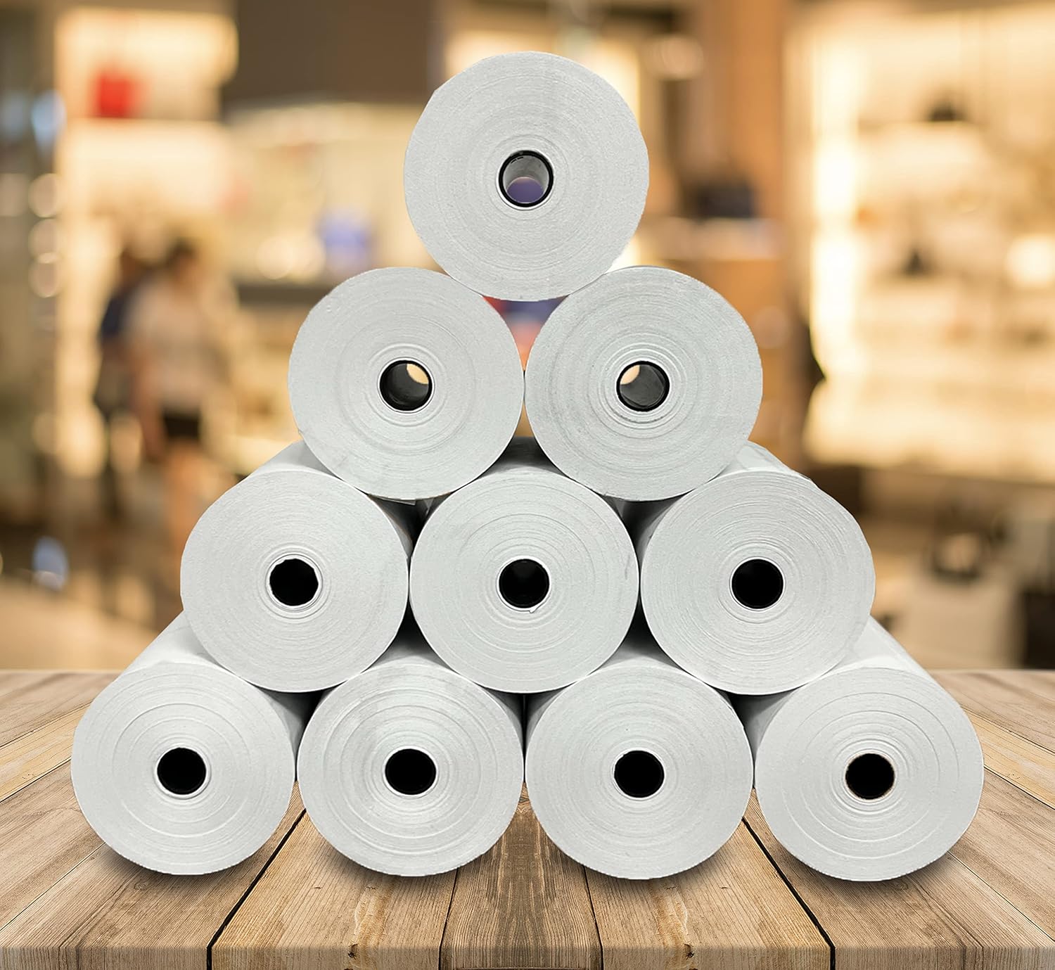50 Rolls Per Unit BPA FREE, 48GSM Thermal Paper, Perfect Thickness For POS and Cash Registers Systems, 3 1/8 x 230 Feet, White