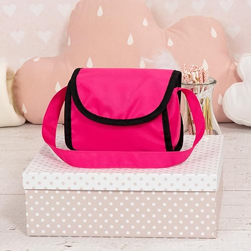 Miniatura 6 de Bayer: Cochecito de moda - rosa intenso - Incluye bolsa de hombro, se adapta a muñecas de hasta 18 pulgadas, mango ajustable, juego de simulación