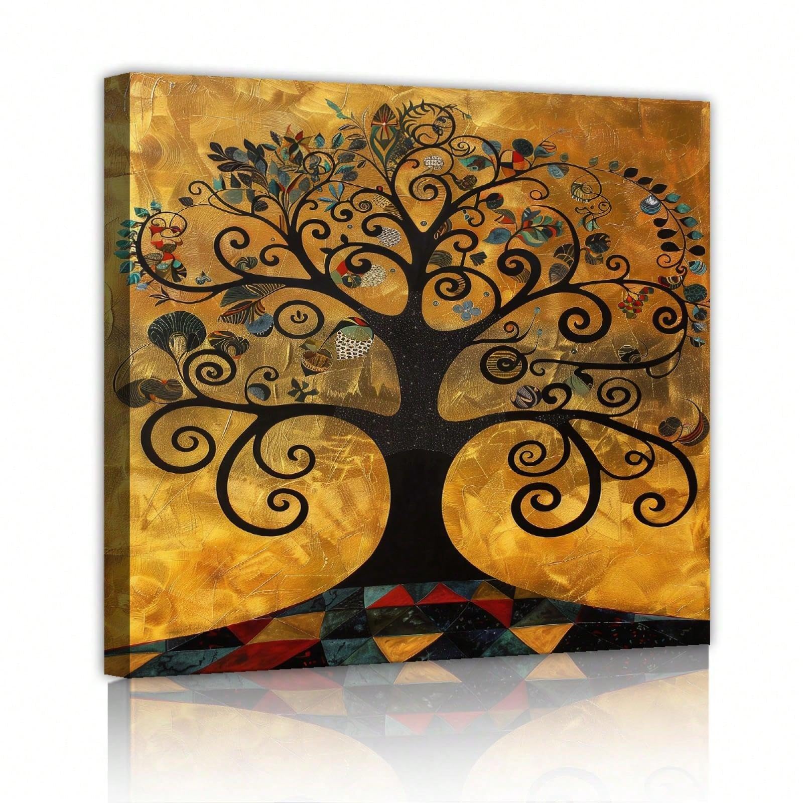 Art mural floral texturé grand format abstrait chic