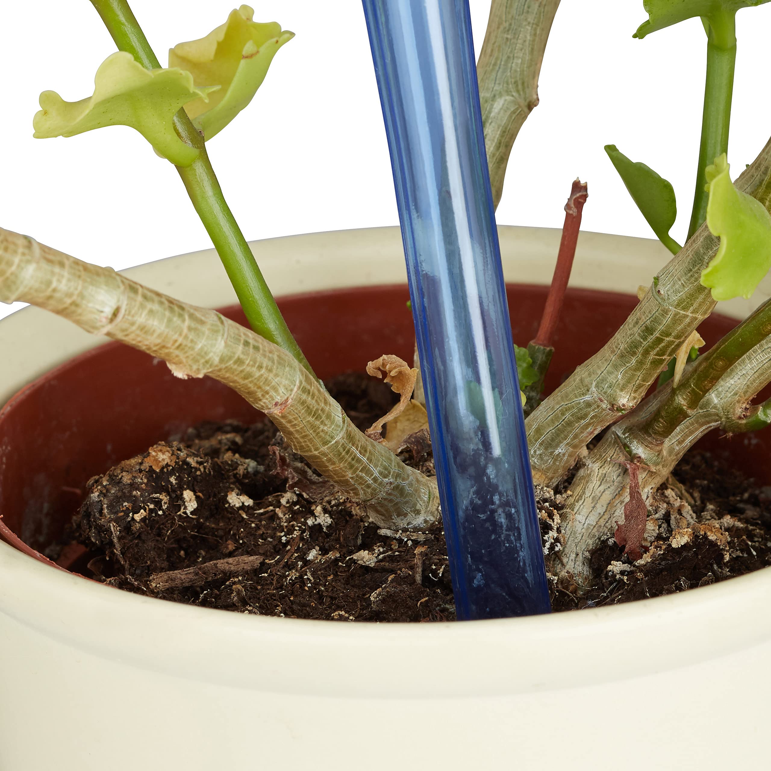Relaxdays waterdruppelaar, set van 4, watergeefsysteem, 2 weken